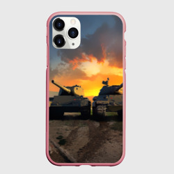 Чехол для iPhone 11 Pro Max матовый Танки