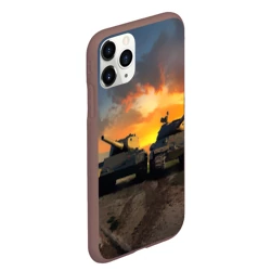 Чехол для iPhone 11 Pro Max матовый Танки - фото 2