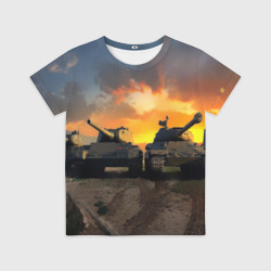 Детская футболка 3D Танки