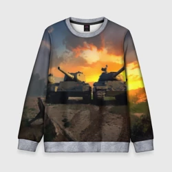 Детский свитшот 3D Танки