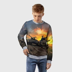 Детский свитшот 3D Танки - фото 2