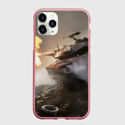 Чехол для iPhone 11 Pro Max матовый Танки