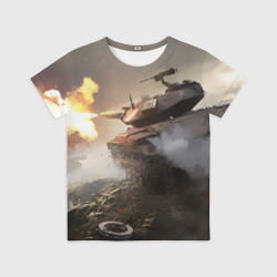 Детская футболка 3D Танки