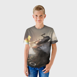 Детская футболка 3D Танки - фото 2