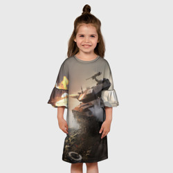 Детское платье 3D Танки - фото 2