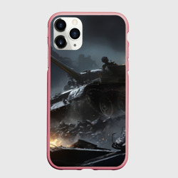 Чехол для iPhone 11 Pro Max матовый Танки