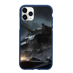 Чехол для iPhone 11 Pro Max матовый Танки