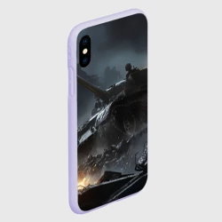 Чехол для iPhone XS Max матовый Танки - фото 2