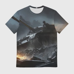 Мужская футболка 3D Танки
