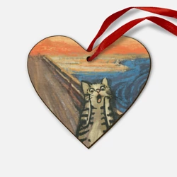 Деревянная игрушка Сердце Крик котика