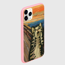 Чехол для iPhone 11 Pro матовый Крик котика - фото 2