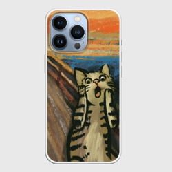 Чехол для iPhone 13 Pro Крик котика