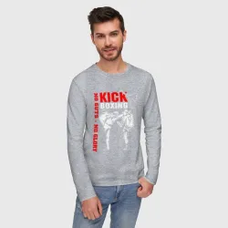 Мужской лонгслив хлопок Kickboxing - фото 2