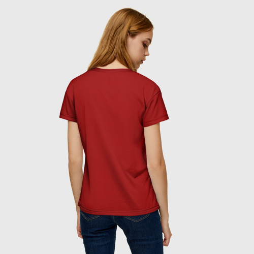 Женская футболка 3D с принтом Mastodon, вид сзади #2