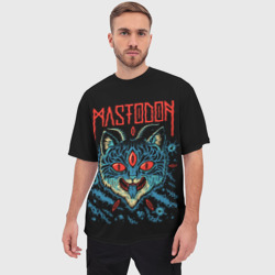 Мужская футболка oversize 3D Mastodon - фото 2
