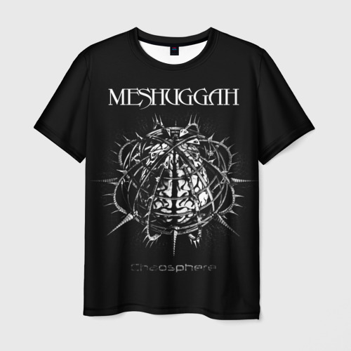 Мужская футболка 3D с принтом Meshuggah, вид спереди #2