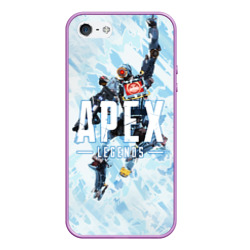 Чехол для iPhone 5/5S матовый Apex Legends - Pathfinder