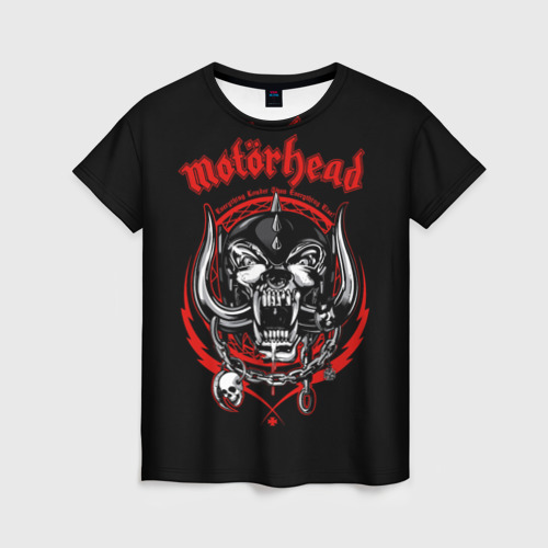 Женская футболка 3D Motorhead, цвет 3D печать
