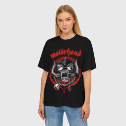 Женская футболка oversize 3D Motorhead - фото 2