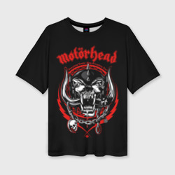 Женская футболка oversize 3D Motorhead