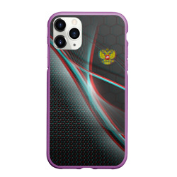 Чехол для iPhone 11 Pro Max матовый Russia