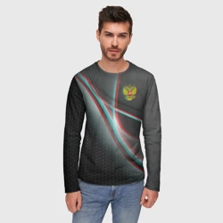Мужской лонгслив 3D Russia - фото 2