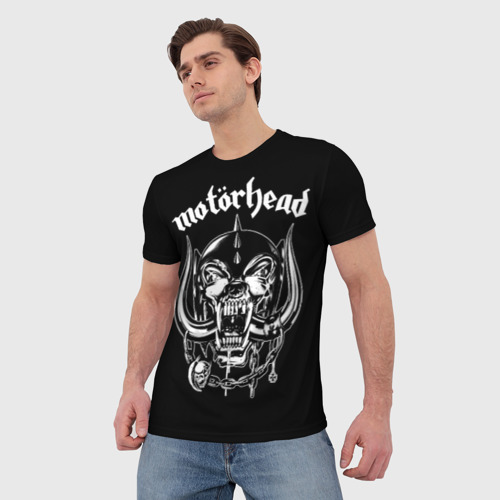 Мужская футболка 3D Motorhead, цвет 3D печать - фото 3