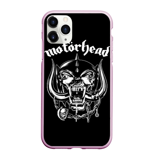 Чехол для iPhone 11 Pro Max матовый Motorhead, цвет розовый