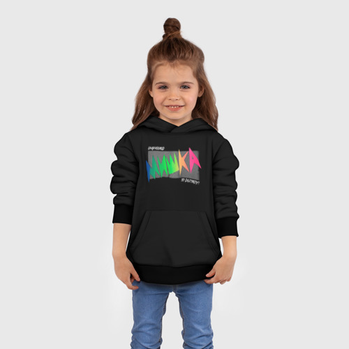 Детская толстовка 3D Mishka NYC x Tessa Violet, цвет черный - фото 4