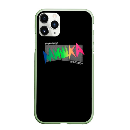 Чехол для iPhone 11 Pro матовый Mishka NYC x Tessa Violet, цвет салатовый