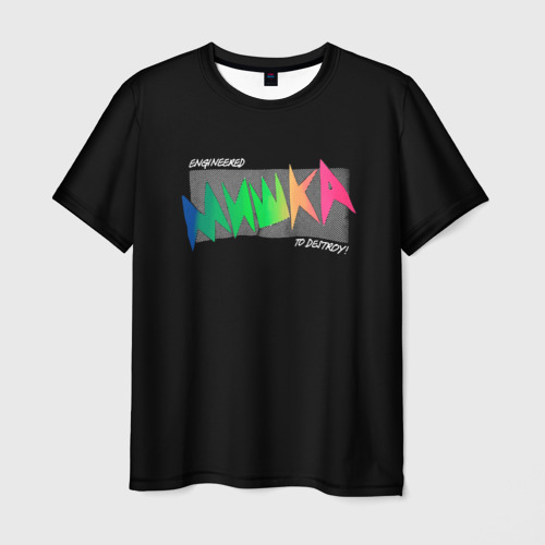 Мужская футболка 3D Mishka NYC x Tessa Violet, цвет 3D печать