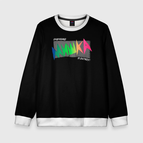 Детский свитшот 3D Mishka NYC x Tessa Violet, цвет 3D печать