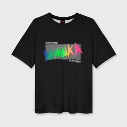 Женская футболка oversize 3D Mishka NYC x Tessa Violet