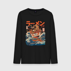Мужской лонгслив хлопок Great Ramen off Kanagawa