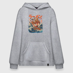 Худи SuperOversize хлопок Great Ramen off Kanagawa
