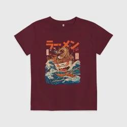 Детская футболка хлопок Great Ramen off Kanagawa