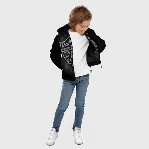 Зимняя куртка для мальчиков 3D Nickelback, цвет черный - фото 5