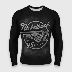 Мужской рашгард 3D Nickelback