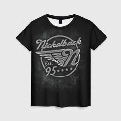 Женская футболка 3D Nickelback