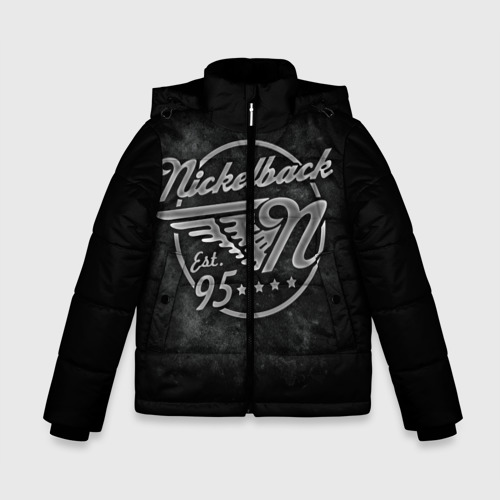 Зимняя куртка для мальчиков 3D Nickelback, цвет черный
