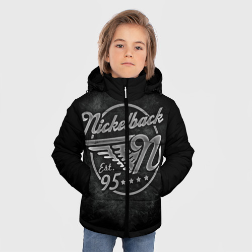 Зимняя куртка для мальчиков 3D Nickelback, цвет черный - фото 3