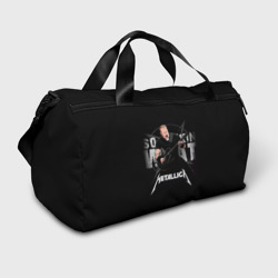 Сумка спортивная 3D Metallica black