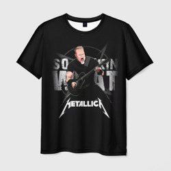 Мужская футболка 3D Metallica black