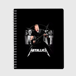 Тетрадь Metallica black