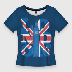 Женская футболка 3D Slim London