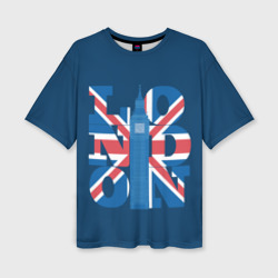 Женская футболка oversize 3D London