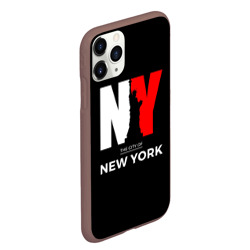 Чехол для iPhone 11 Pro Max матовый New York City - фото 2