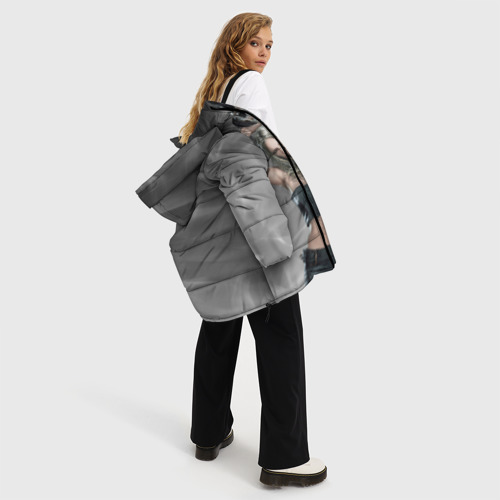 Женская зимняя куртка 3D с принтом DMC5, вид сбоку #3