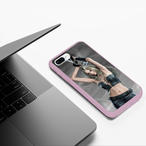 Чехол для iPhone 7Plus/8 Plus матовый DMC5, цвет розовый - фото 5