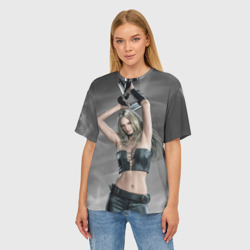 Женская футболка oversize 3D DMC5 - фото 2